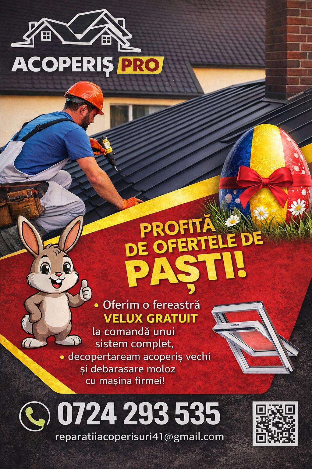 Acoperisuri reparații de urgență