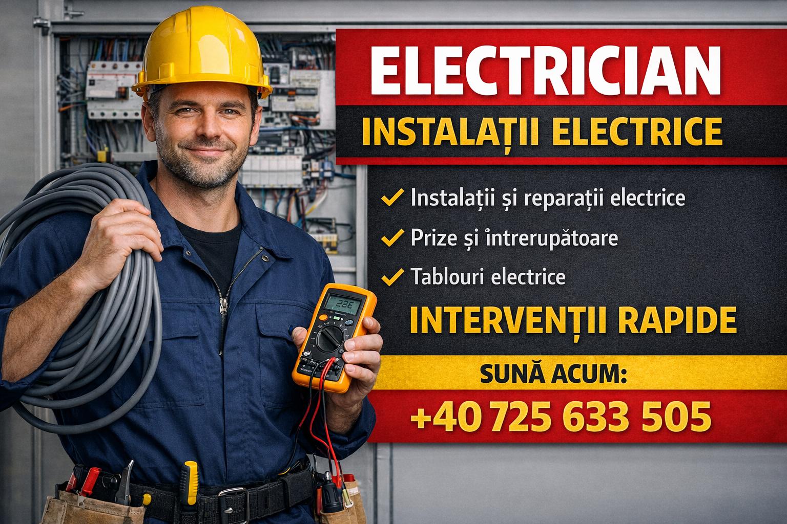 Ai nevoie de un electrician?