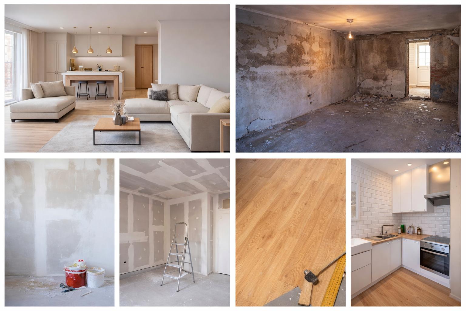 Renovări București – rigips, glet, zugrăveli, parchet