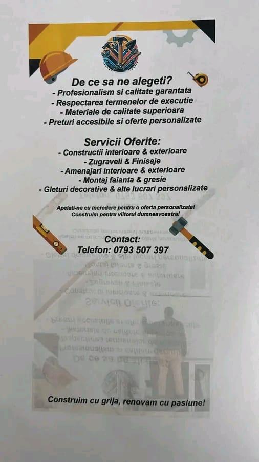 Salut firma de construcții de incredere